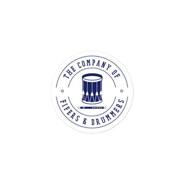 Company of Fifers & Drummers Round Sticker